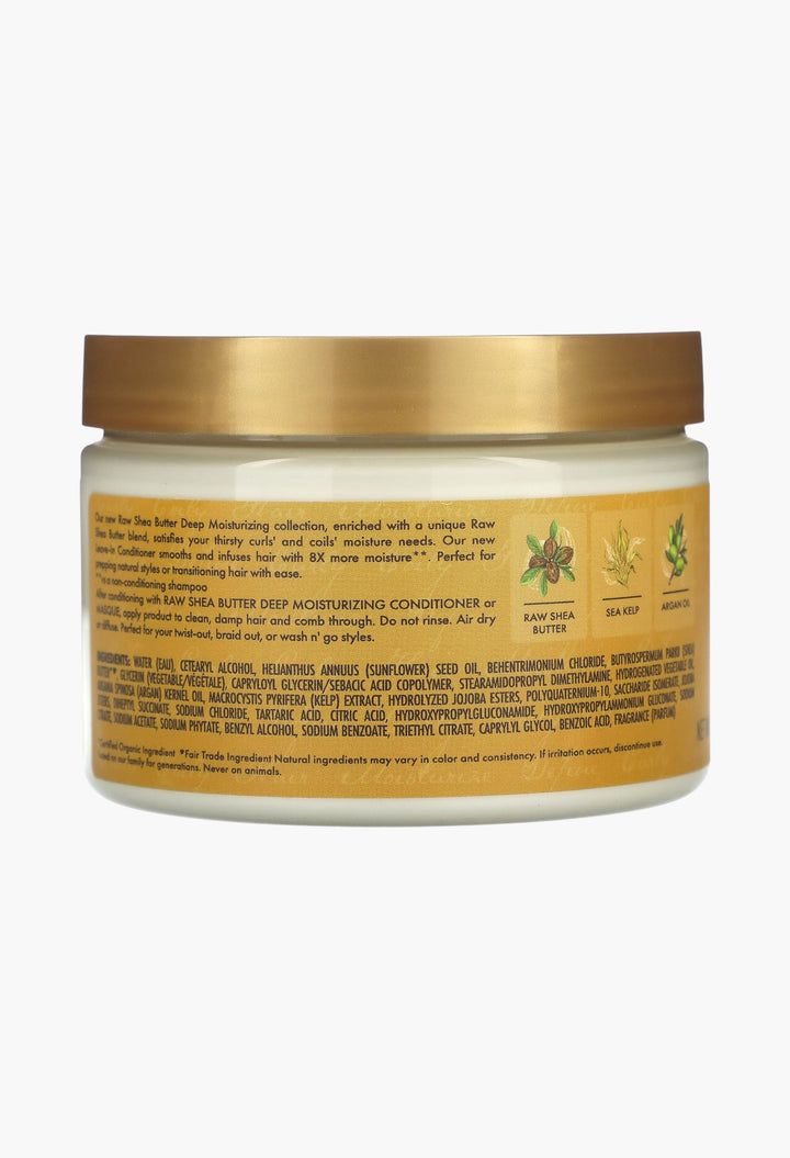 Raw Shea Butter, Deep Moisturizing Leave-In Conditioner, Curly to Coily Hair