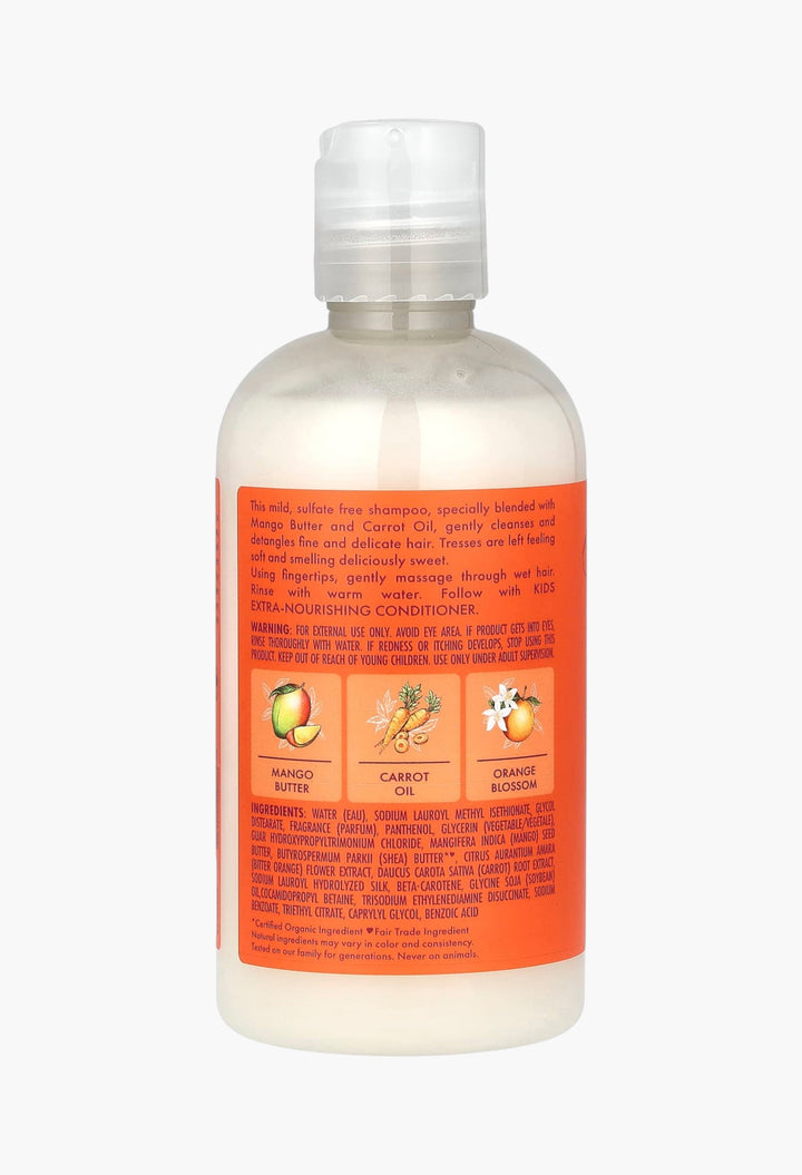 SheaMoisture, Kids Extra-Nourishing Shampoo, Mango & Carrot