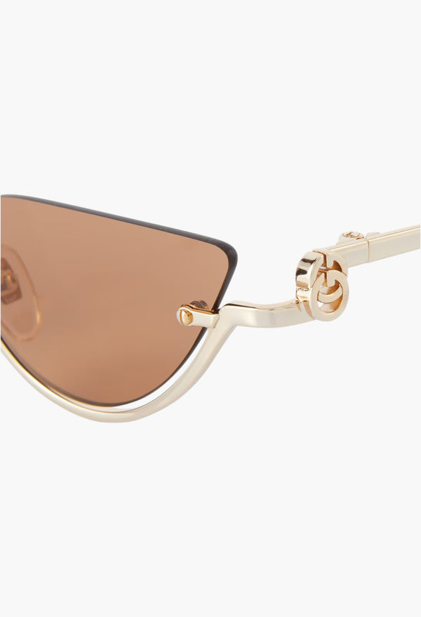 Double G Cat-Eye Sunglasses