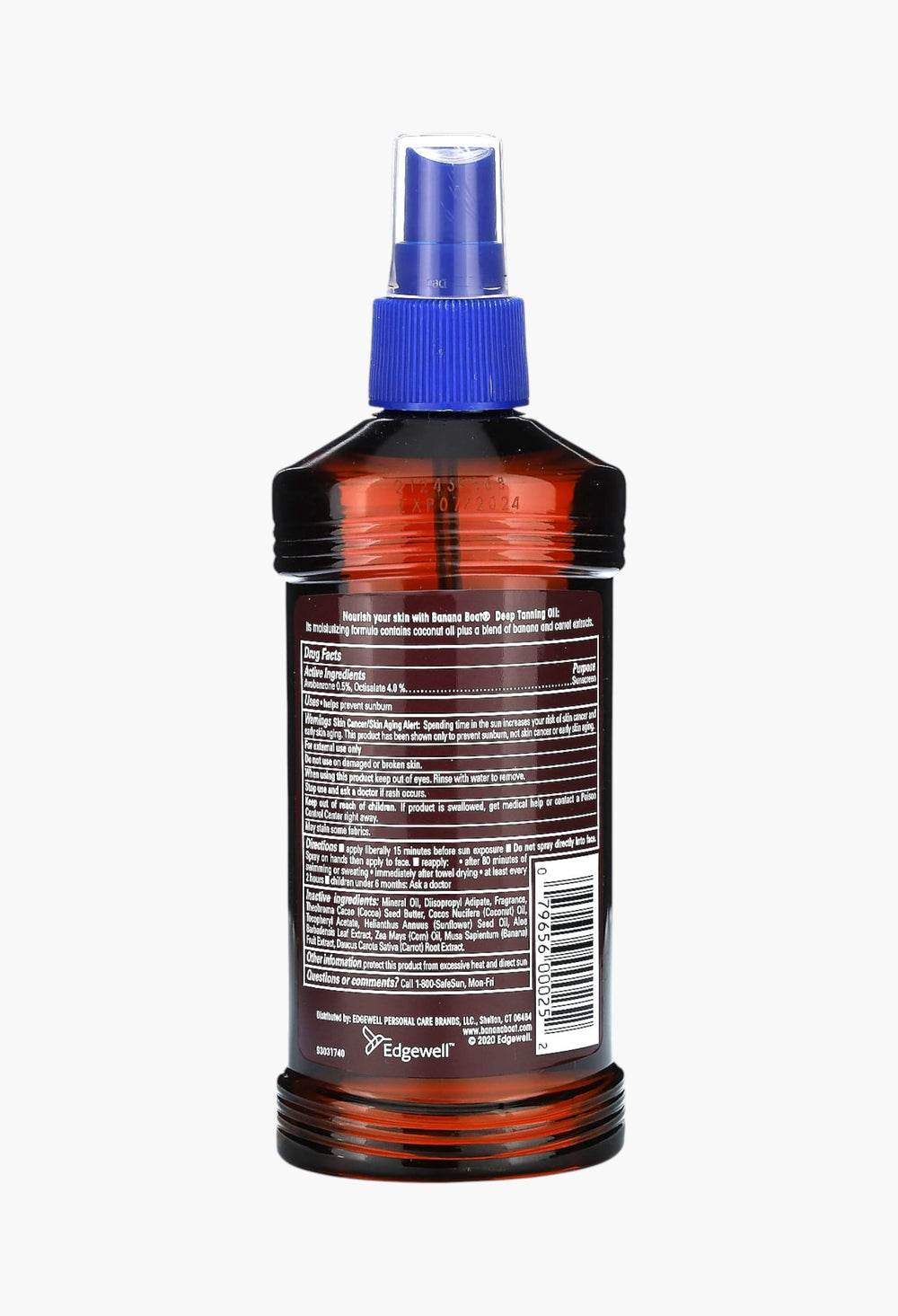 Banana Boat, Deep Tanning Spray Oil with Coconut Oil, SPF 4 - GLAM MODA