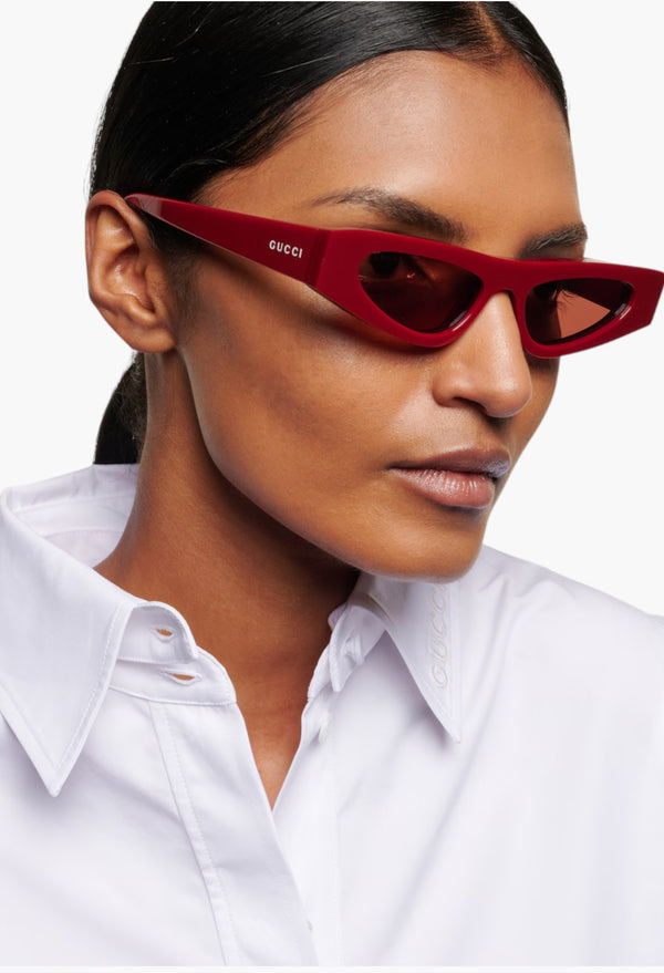 Logo Cat-Eye Sunglasses