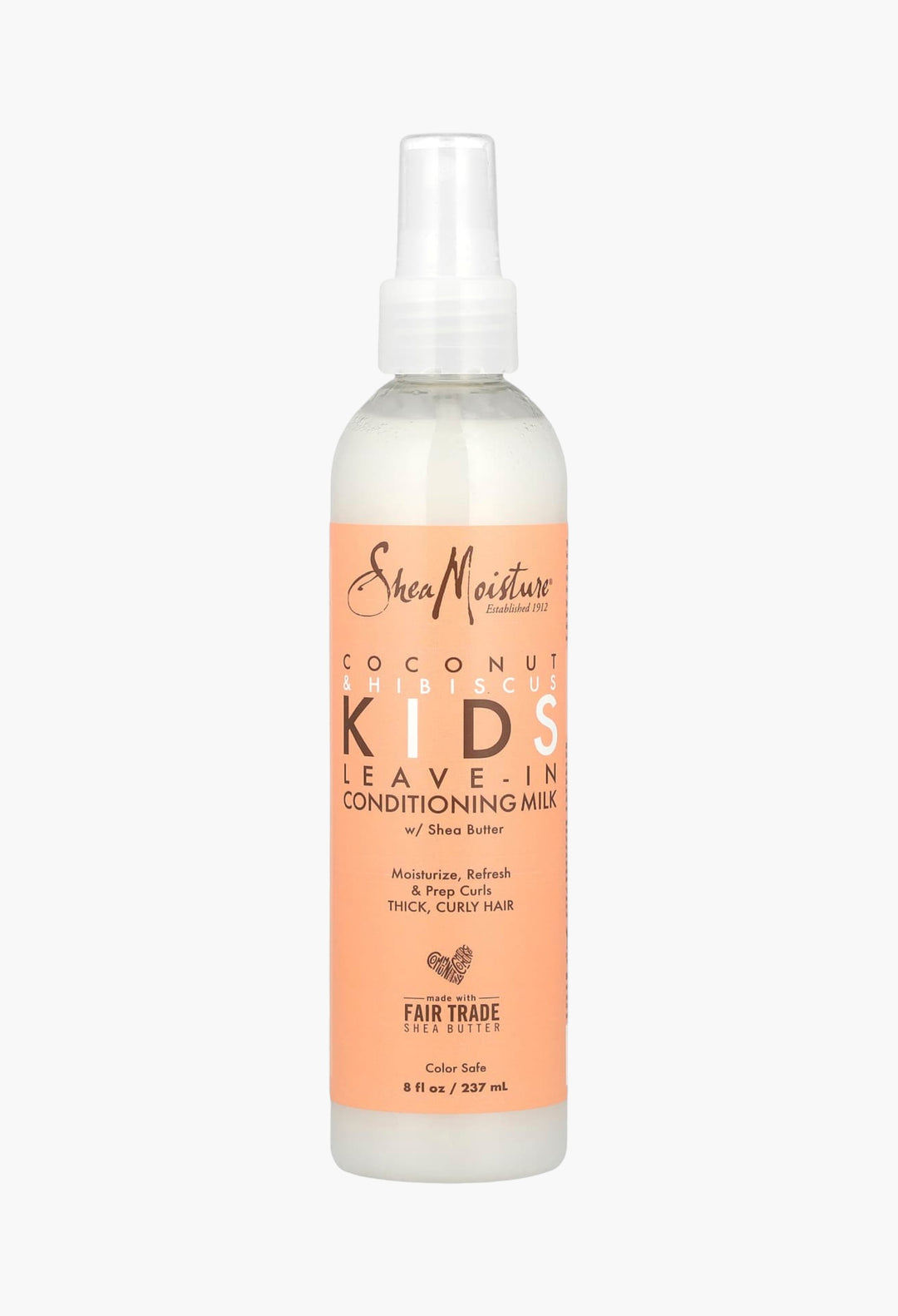 Kids, Leave-In Conditioning Milk with Shea Butter, Thick, Curly Hair, Coconut & Hibiscus
