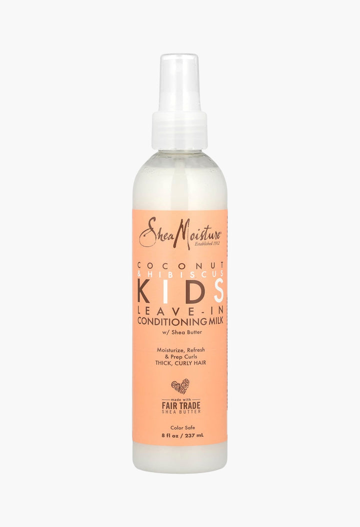 Kids, Leave-In Conditioning Milk with Shea Butter, Thick, Curly Hair, Coconut & Hibiscus