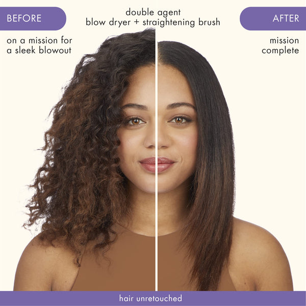 Double Agent 2-in-1 Straightening Blow Dry Brush