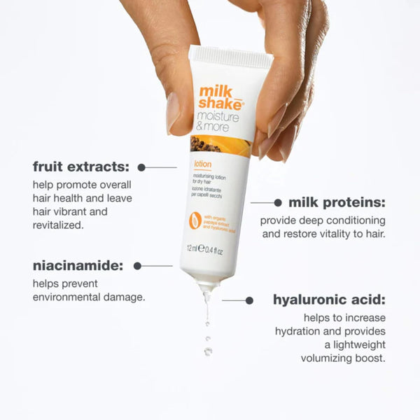 Milk Shake Haircare Moisture And More Moisturizing Lotion For Dry Hair