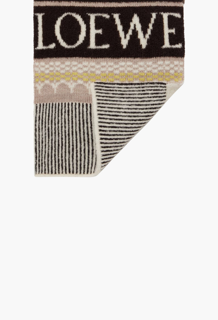 X Louis Wain Logo Wool-Blend Scarf - GLAM MODA