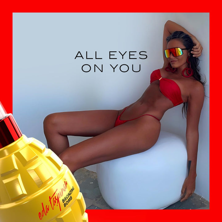 Bronzing Bomb Tanning Oil Spray for Accelerated Dark Mediterranean Tanning Lotion | Moisturizing Sun Tan Oil | Fast & Dark Bronzer | NO SPF - GLAM MODA