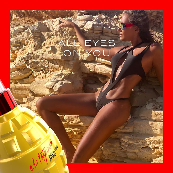 Bronzing Bomb Tanning Oil Spray for Accelerated Dark Mediterranean Tanning Lotion | Moisturizing Sun Tan Oil | Fast & Dark Bronzer | NO SPF - GLAM MODA