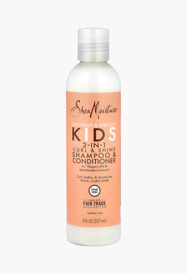 Kids 2-In-1 Curl & Shine Shampoo & Conditioner, Coconut & Hibiscus