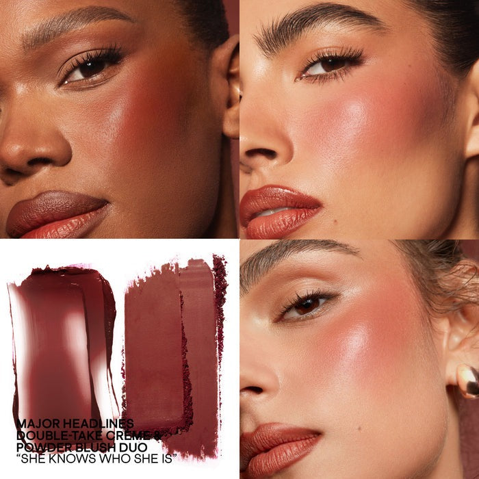 Major Headlines Double-Take Crème & Powder Blush Duo - GLAM MODA
