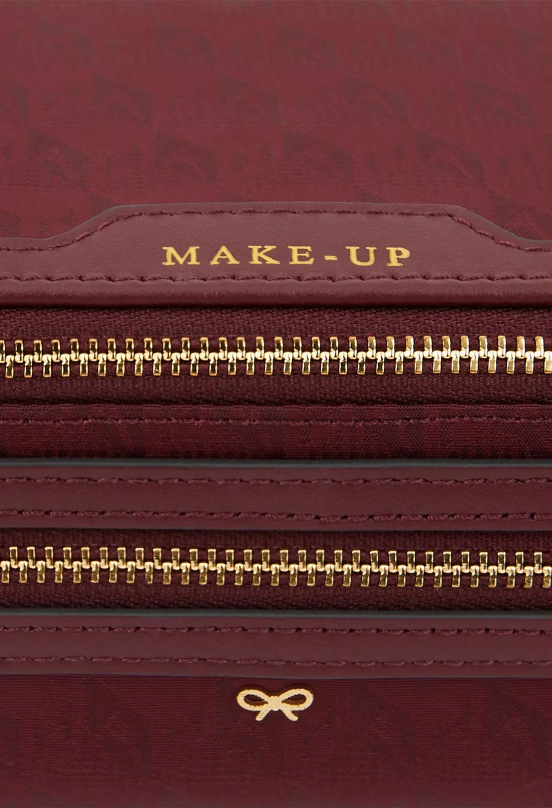 Make Up Logo-Branded Shell Makeup Bag - GLAM MODA