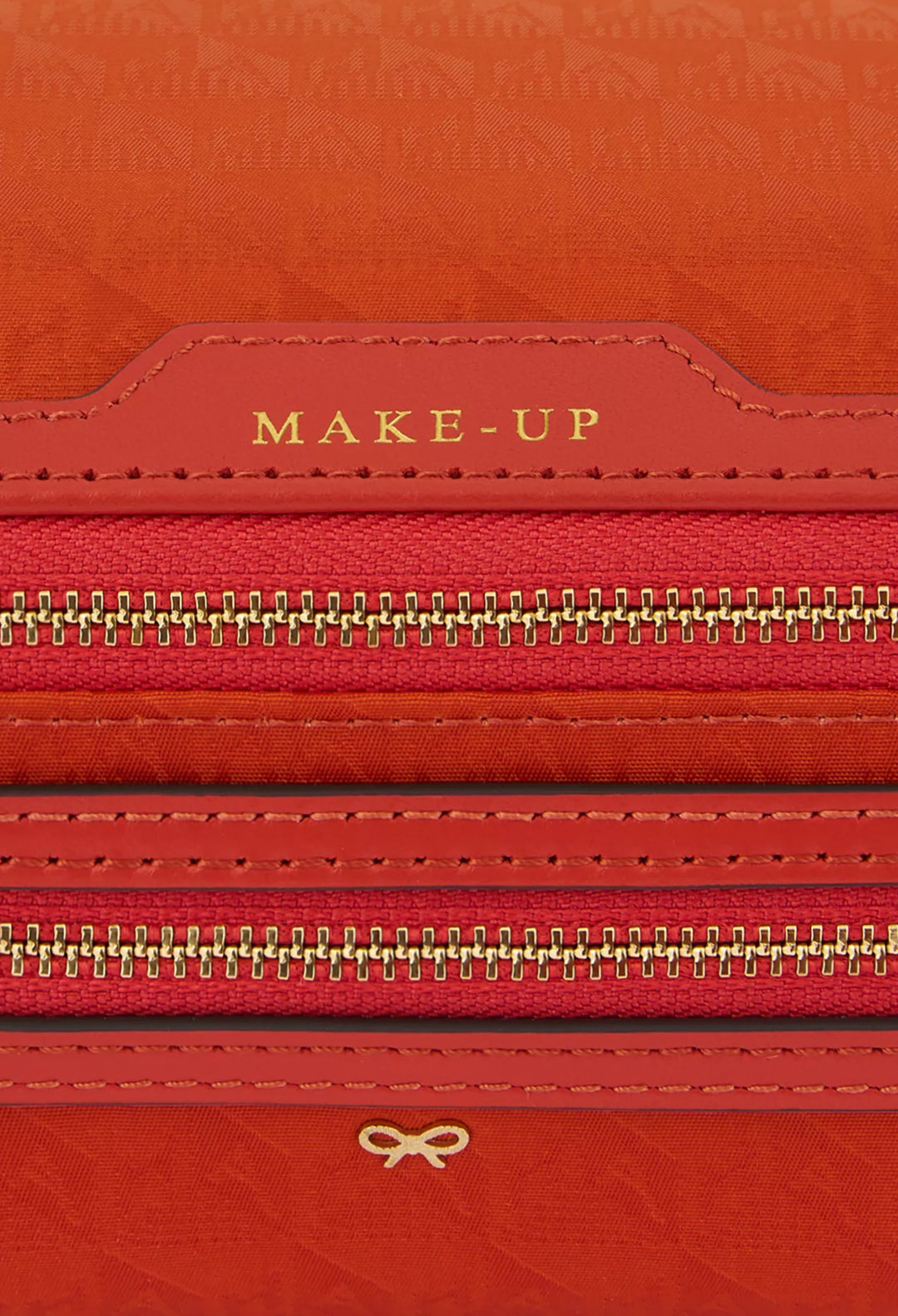 Make-Up Logo-Jacquard Nylon Pouch - GLAM MODA