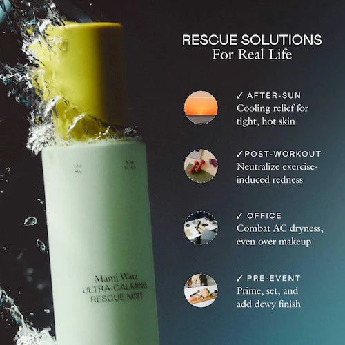 Mami Wata Barrier Strengthening Face Mist with Cica, Panthenol, Ectoin for Sensitive, Irritated Skin - GLAM MODA