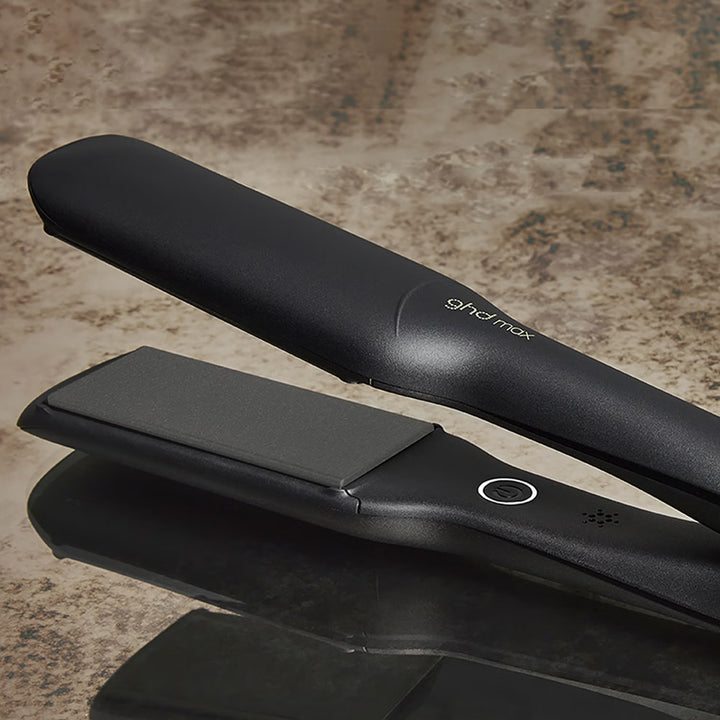 Max Wide Plate Hair Straightener - Black - GLAM MODA