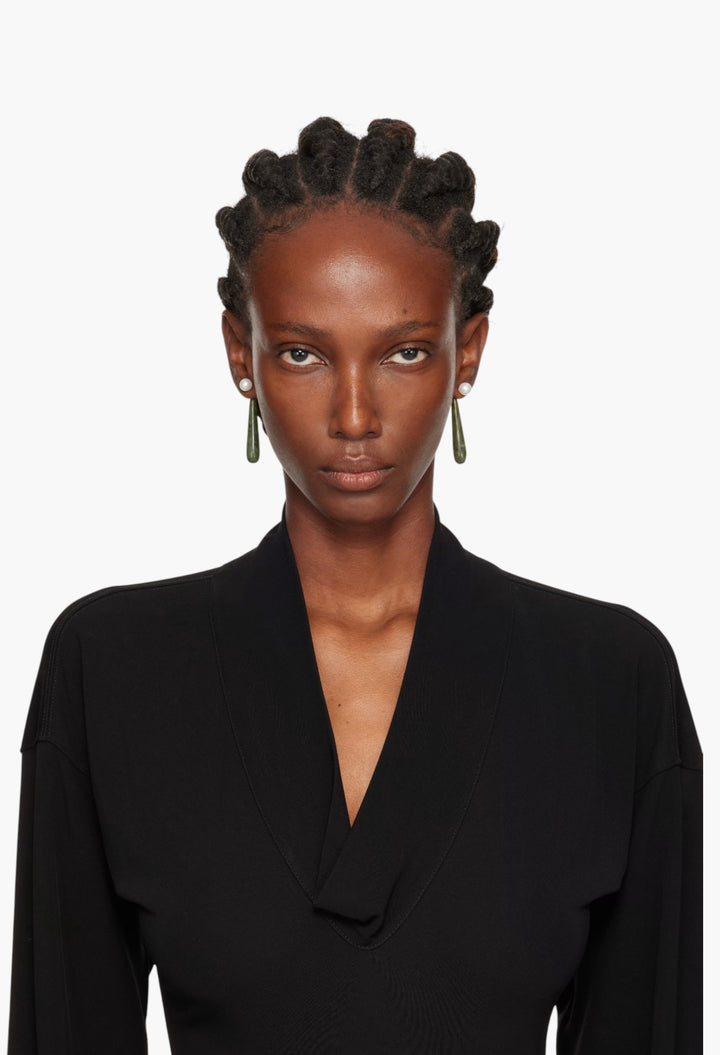 Medium Angelyne Jade Earrings - GLAM MODA