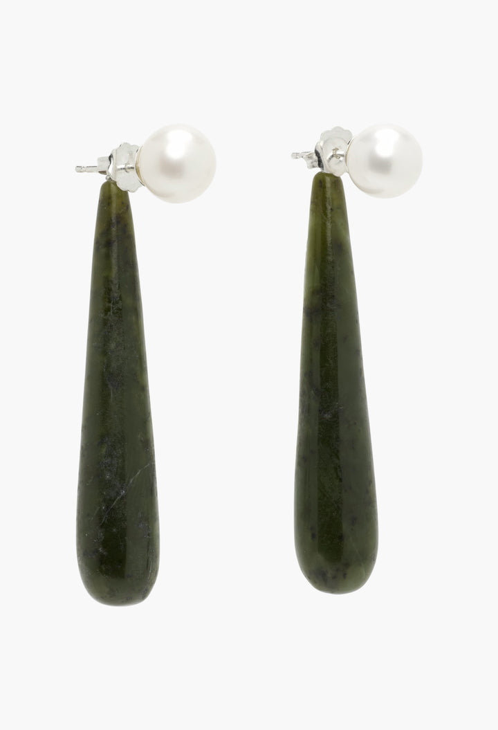 Medium Angelyne Jade Earrings - GLAM MODA