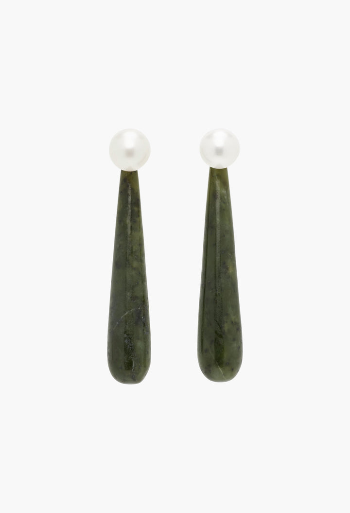 Medium Angelyne Jade Earrings - GLAM MODA