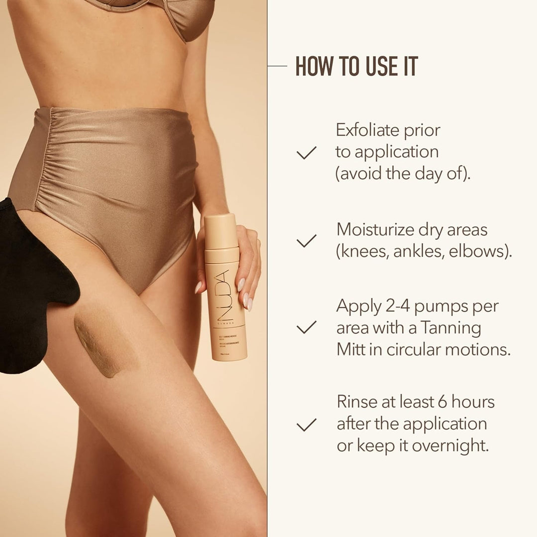Medium - Self Tanning Mousse - GLAM MODA