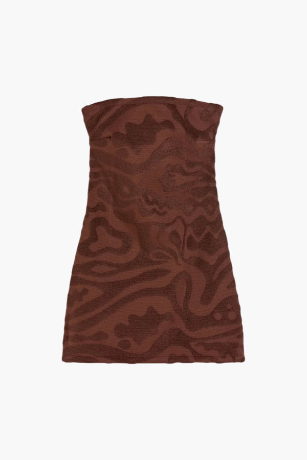 Merlot Rapture Yelanda Terry Dress
