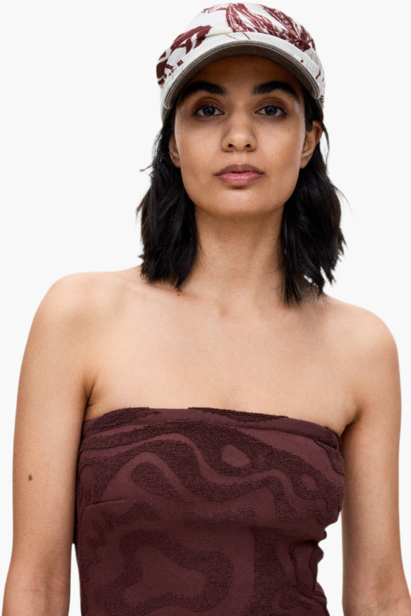 Merlot Rapture Yelanda Terry Dress