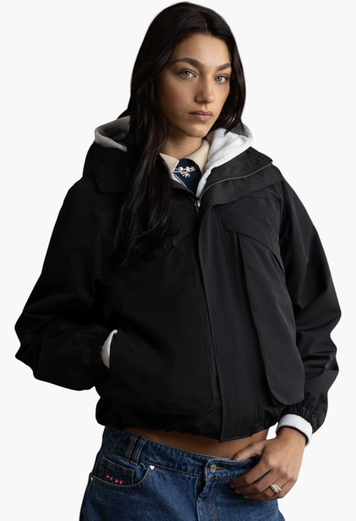 Milestones Windbreaker Jacket Ash - GLAM MODA