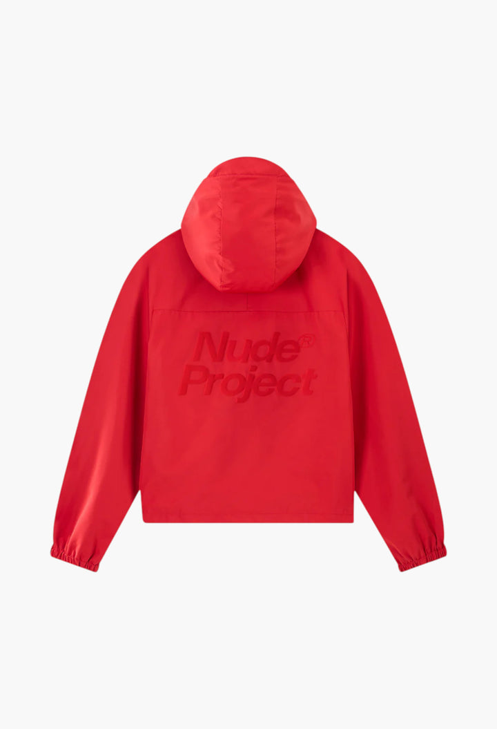 Milestones Windbreaker Jacket Red - GLAM MODA