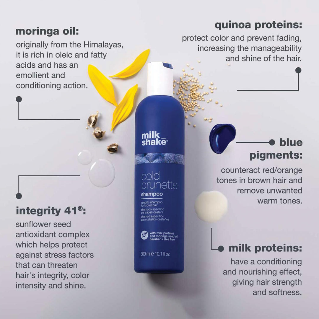 Milk Shake Cold Brunette Shampoo Brown Hair - GLAM MODA