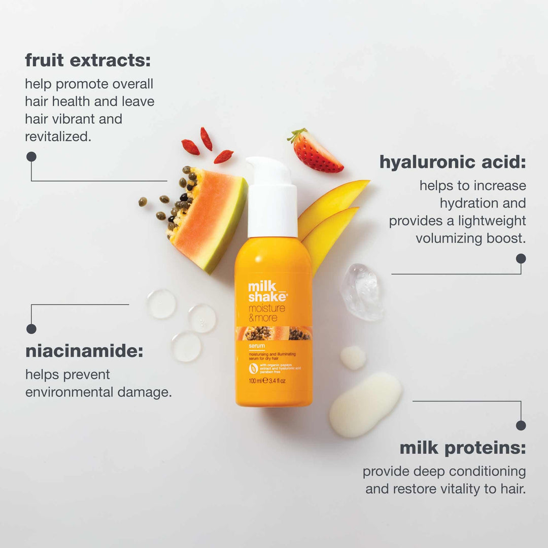 Milk Shake Haircare Moisture And More Moisturizing Serum For Dry Hair - GLAM MODA