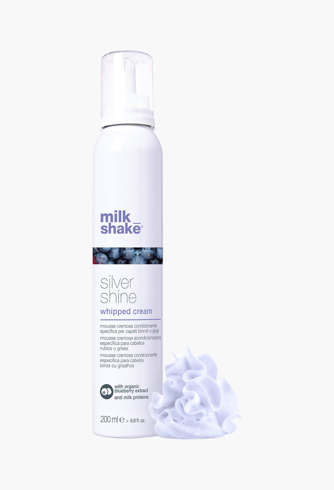 Milk Shake Silver Shine Conditioning Foam For Gray Blonde Hair - GLAM MODA