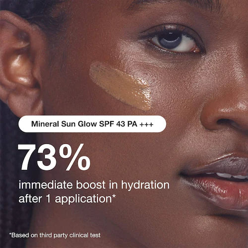 Mineral Sun Glow Broad Spectrum Sunscreen SPF 43 PA +++ with Peptides and Vitamin C - GLAM MODA