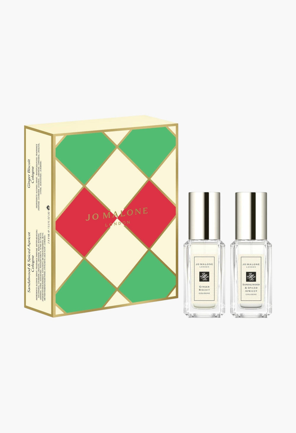 Mini Ginger Biscuit + Sandalwood & Spiced Apricot Cologne Duo Gift Set - GLAM MODA