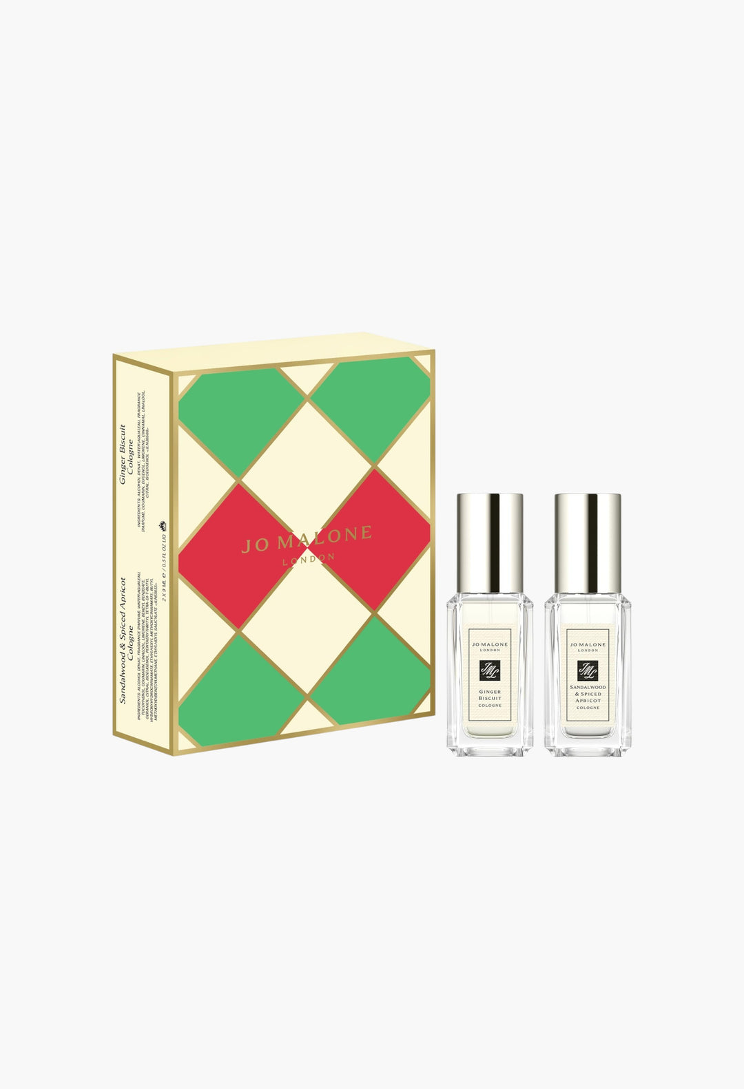 Mini Ginger Biscuit + Sandalwood & Spiced Apricot Cologne Duo Gift Set - GLAM MODA