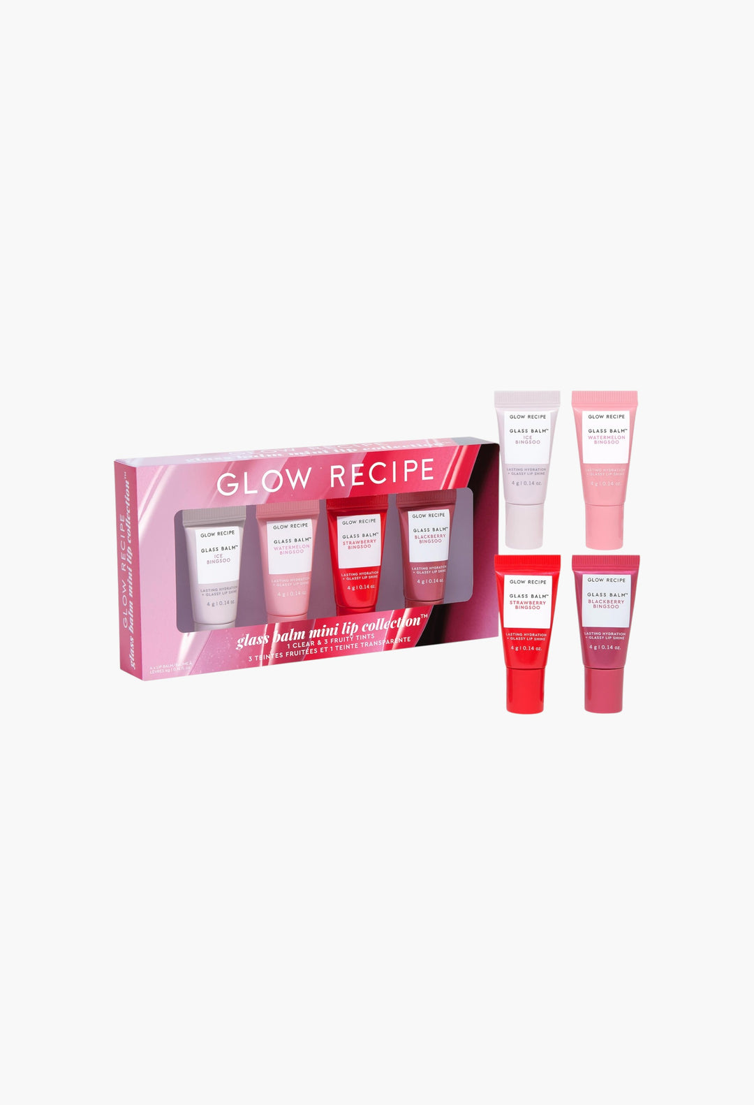 Mini Glass Balm Lip Collection Gift Set - GLAM MODA