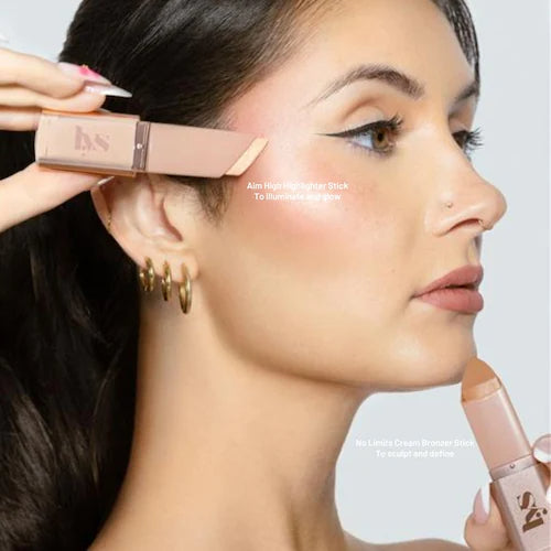 Mini Glow Worthy Light Bronzer and Highlighter 2-Piece Set - GLAM MODA