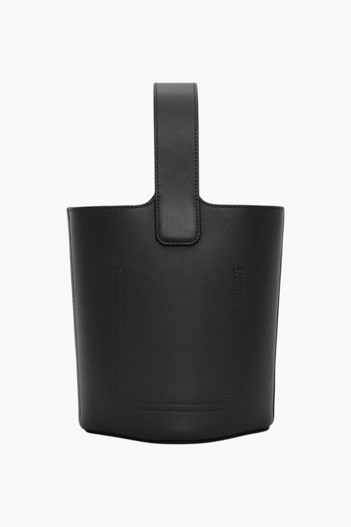 Mini Pebble Bucket Bag-Black - GLAM MODA