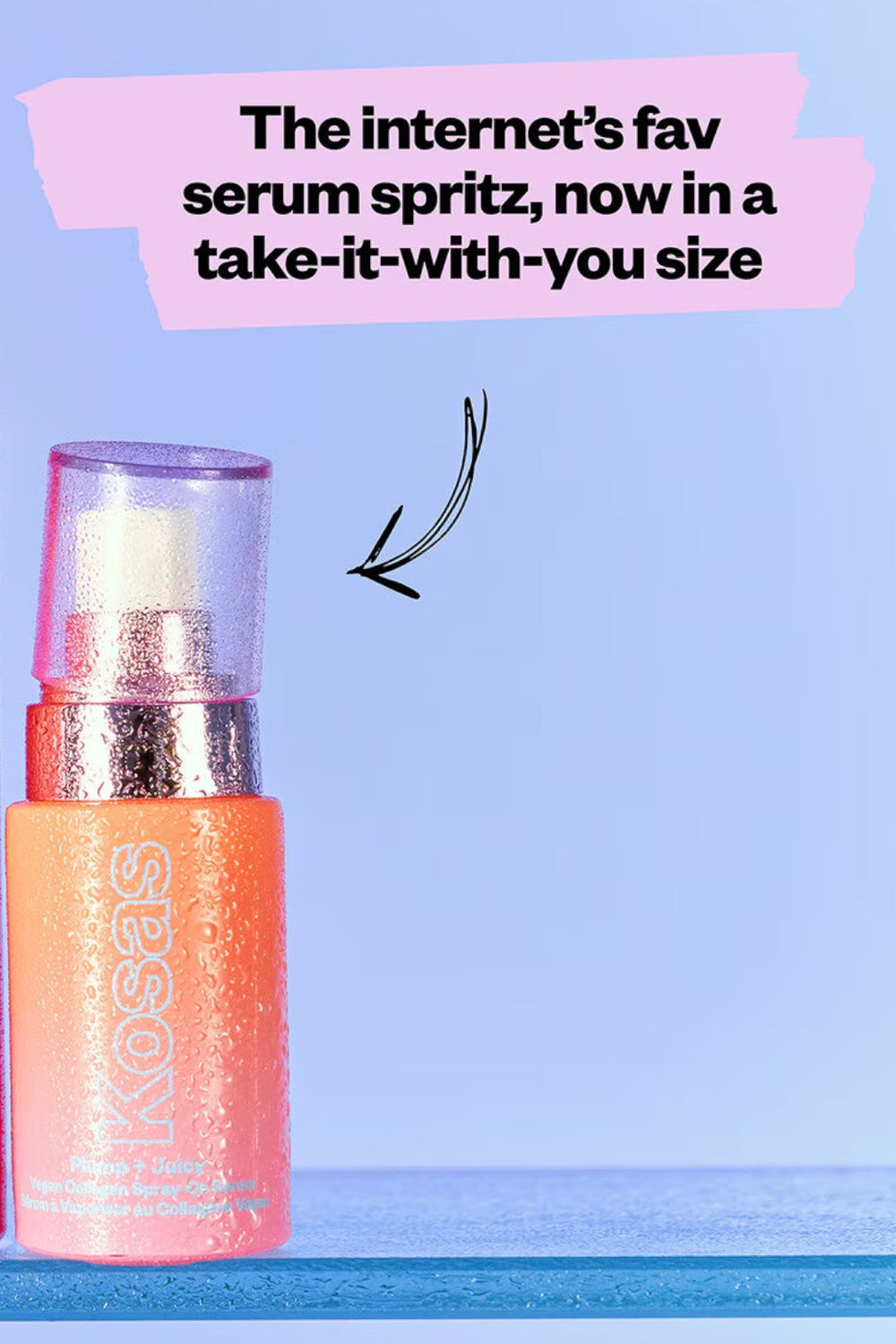 Mini Plump + Juicy Vegan Collagen Spray-On Serum - GLAM MODA