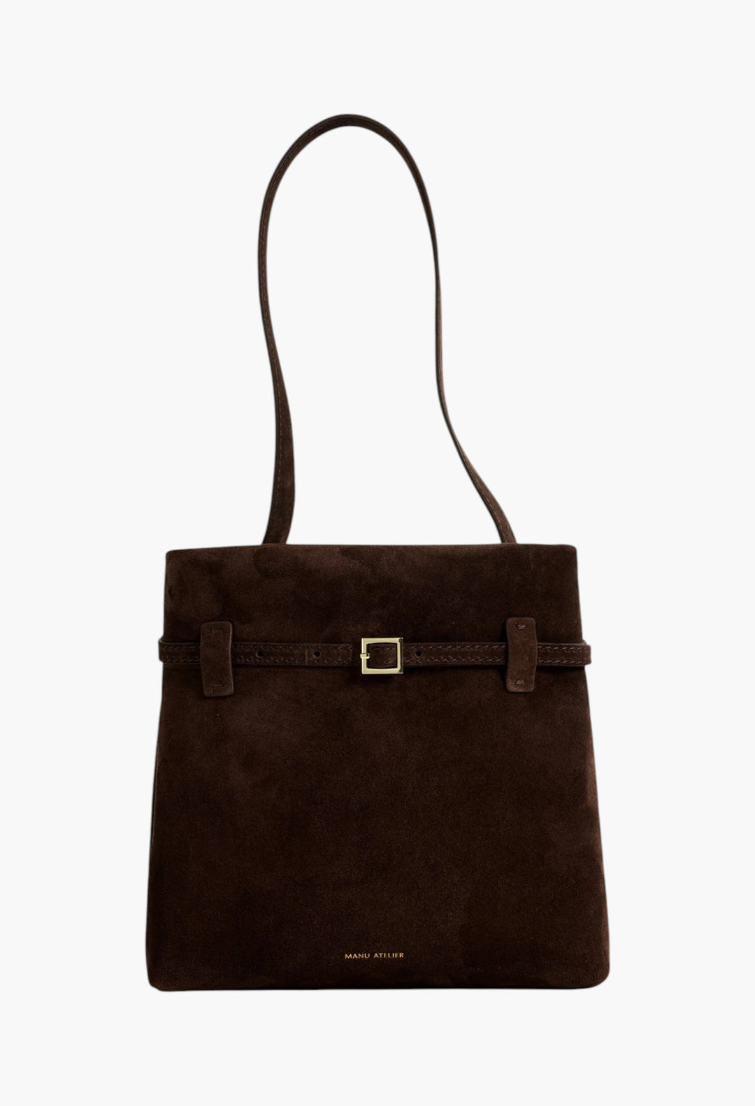 Mini Tote Du Jour Deep Brown Suede - GLAM MODA
