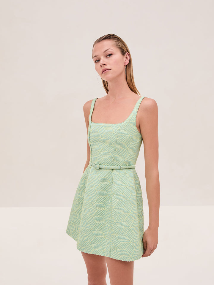 Mint Illusion - Bijoux Dress - GLAM MODA