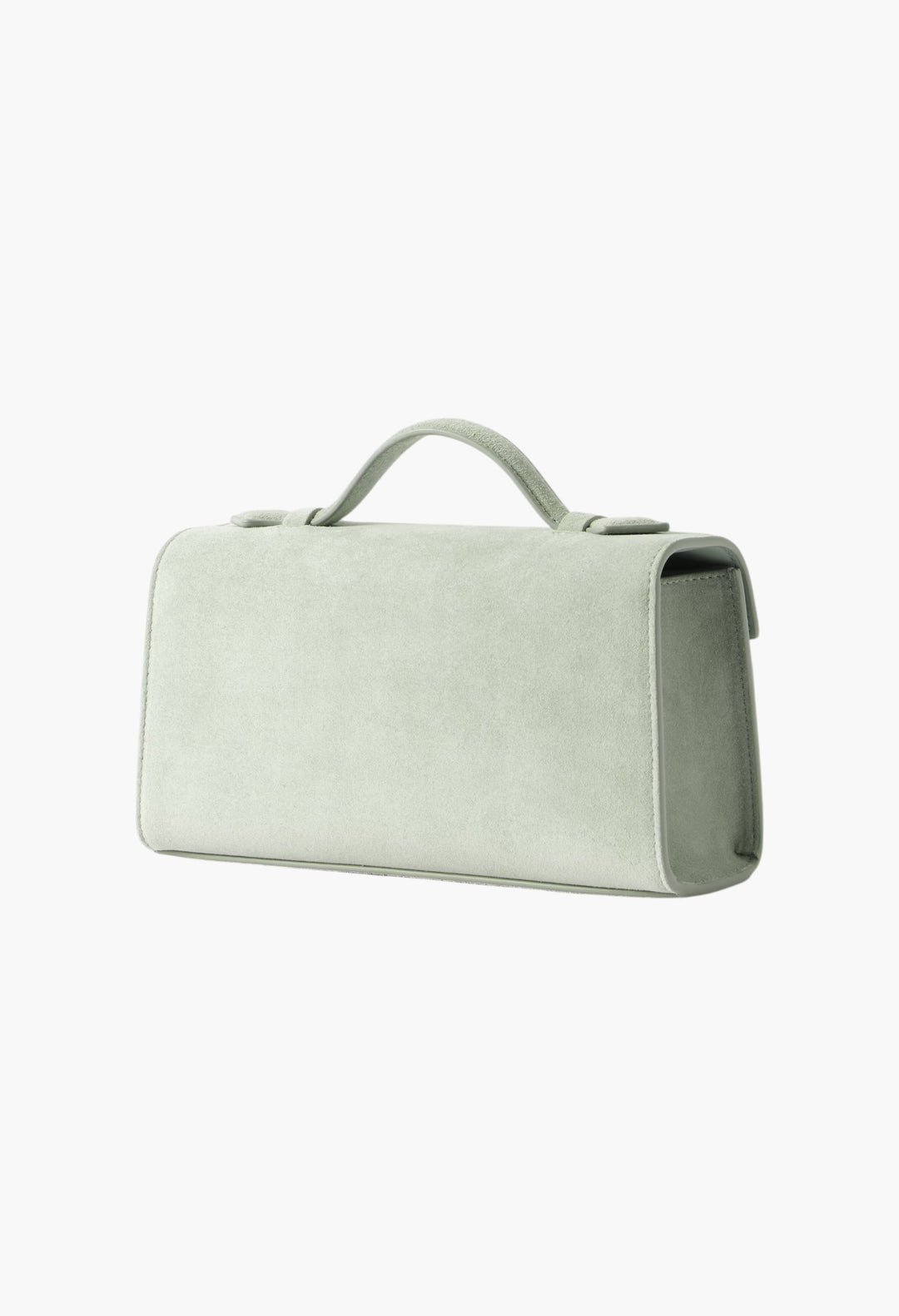 Mint - Symmetry Pochette Suede Tote - GLAM MODA