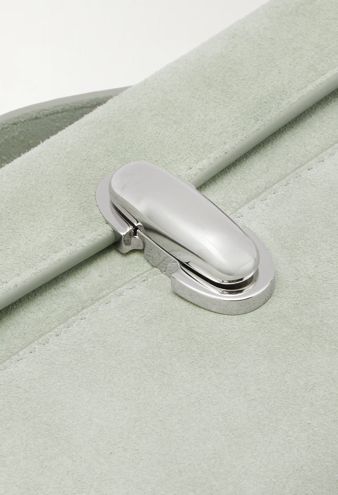 Mint - Symmetry Pochette Suede Tote - GLAM MODA