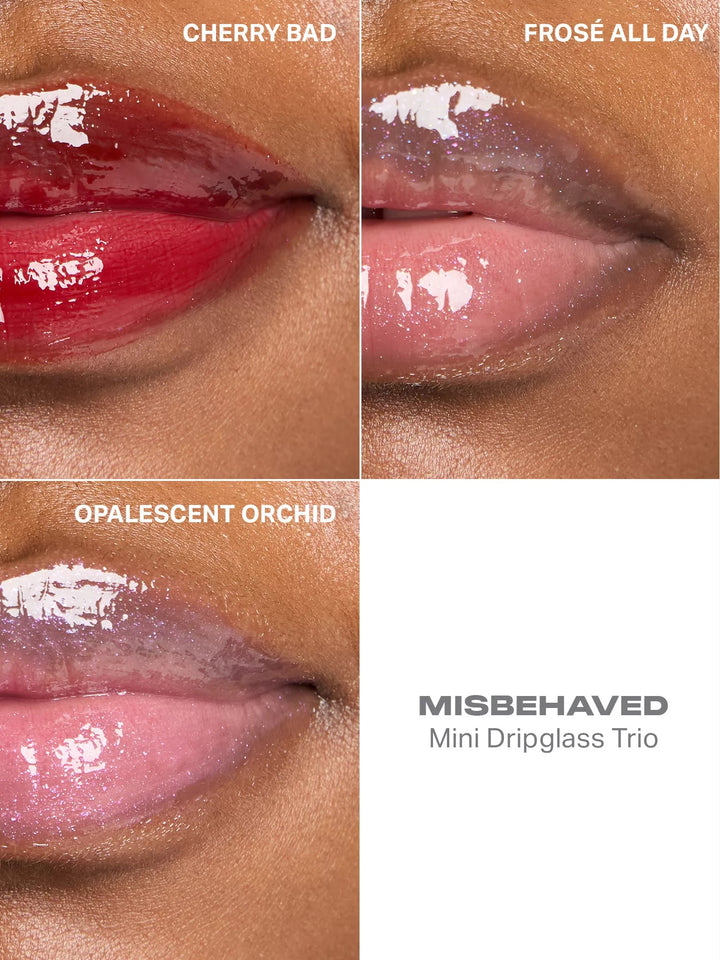 Misbehaved Mini Dripglass Lip Gloss Trio - GLAM MODA