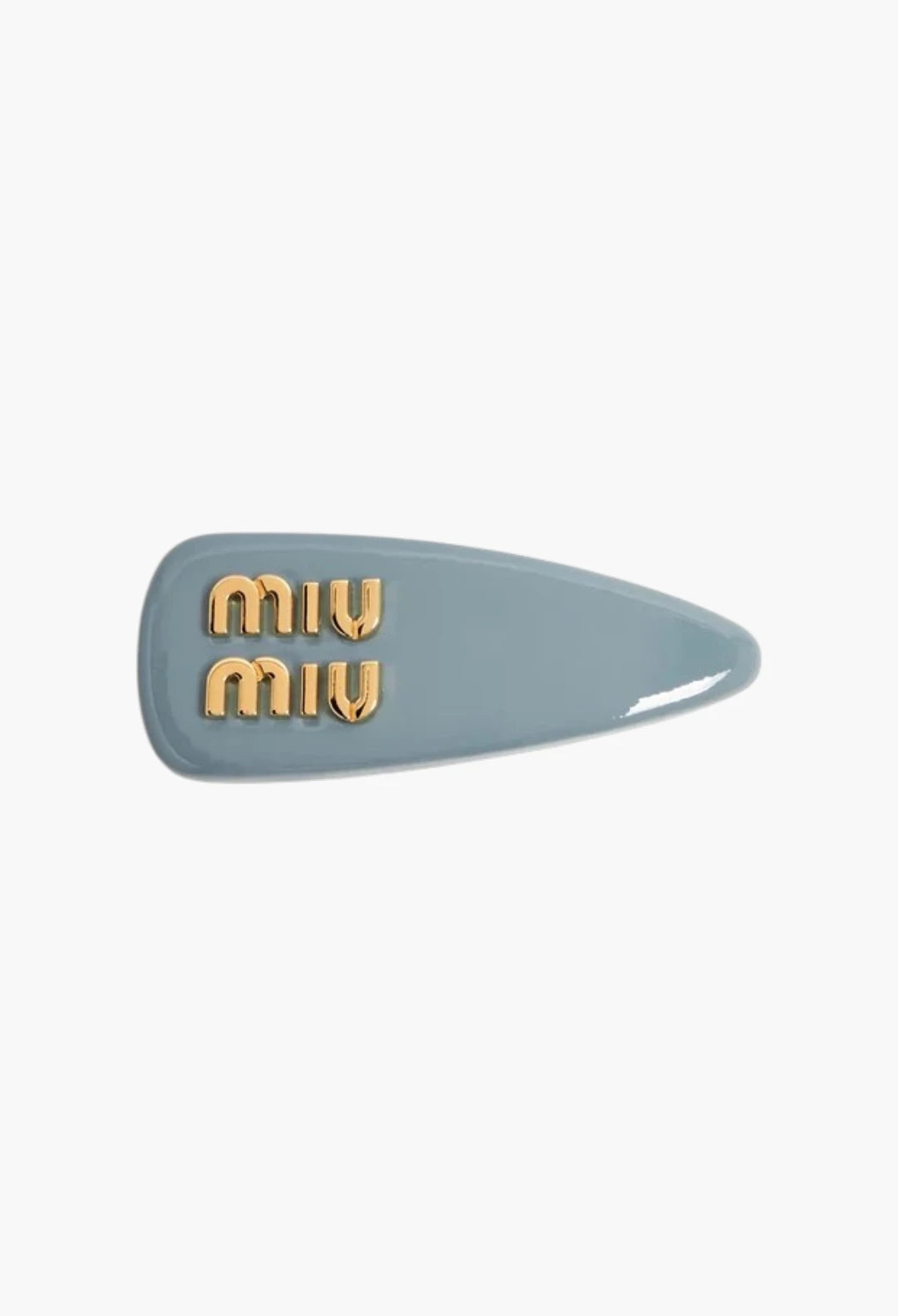 Patent leather hair clip
