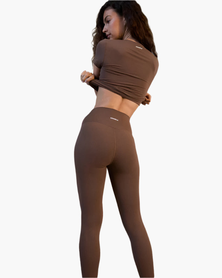 Mocha Brown - Ultimate Leggings - GLAM MODA