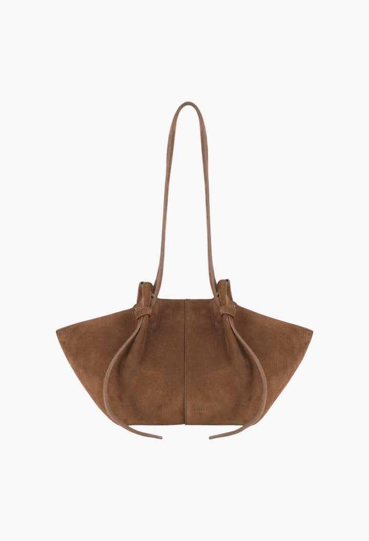 Mochi Tote Bag - Crafted From Magenta Suede - GLAM MODA