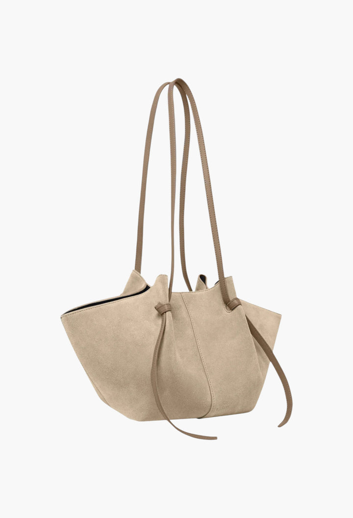 Mochi Tote Bag - Crafted From Magenta Suede - GLAM MODA