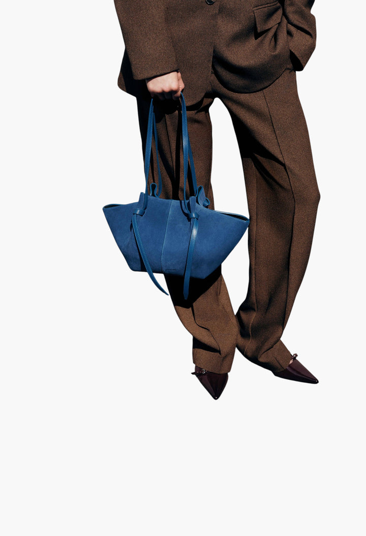 Mochi Tote Bag - Crafted From Magenta Suede - GLAM MODA