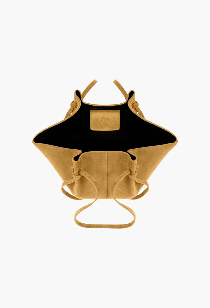 Mochi Tote Bag - Crafted From Magenta Suede - GLAM MODA