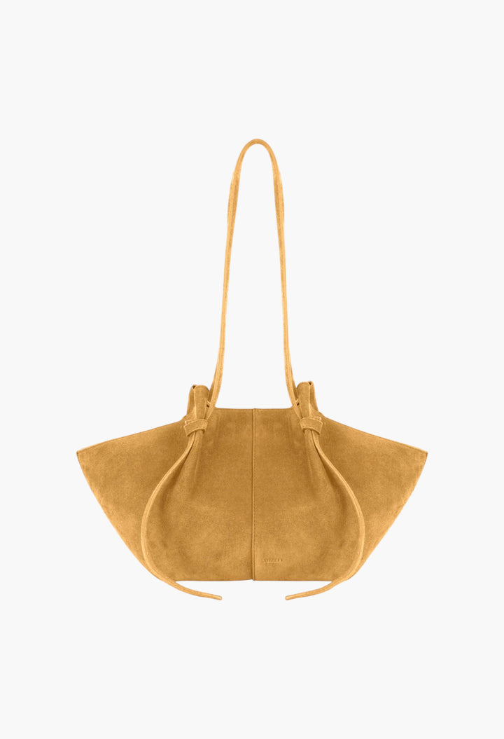 Mochi Tote Bag - Crafted From Magenta Suede - GLAM MODA