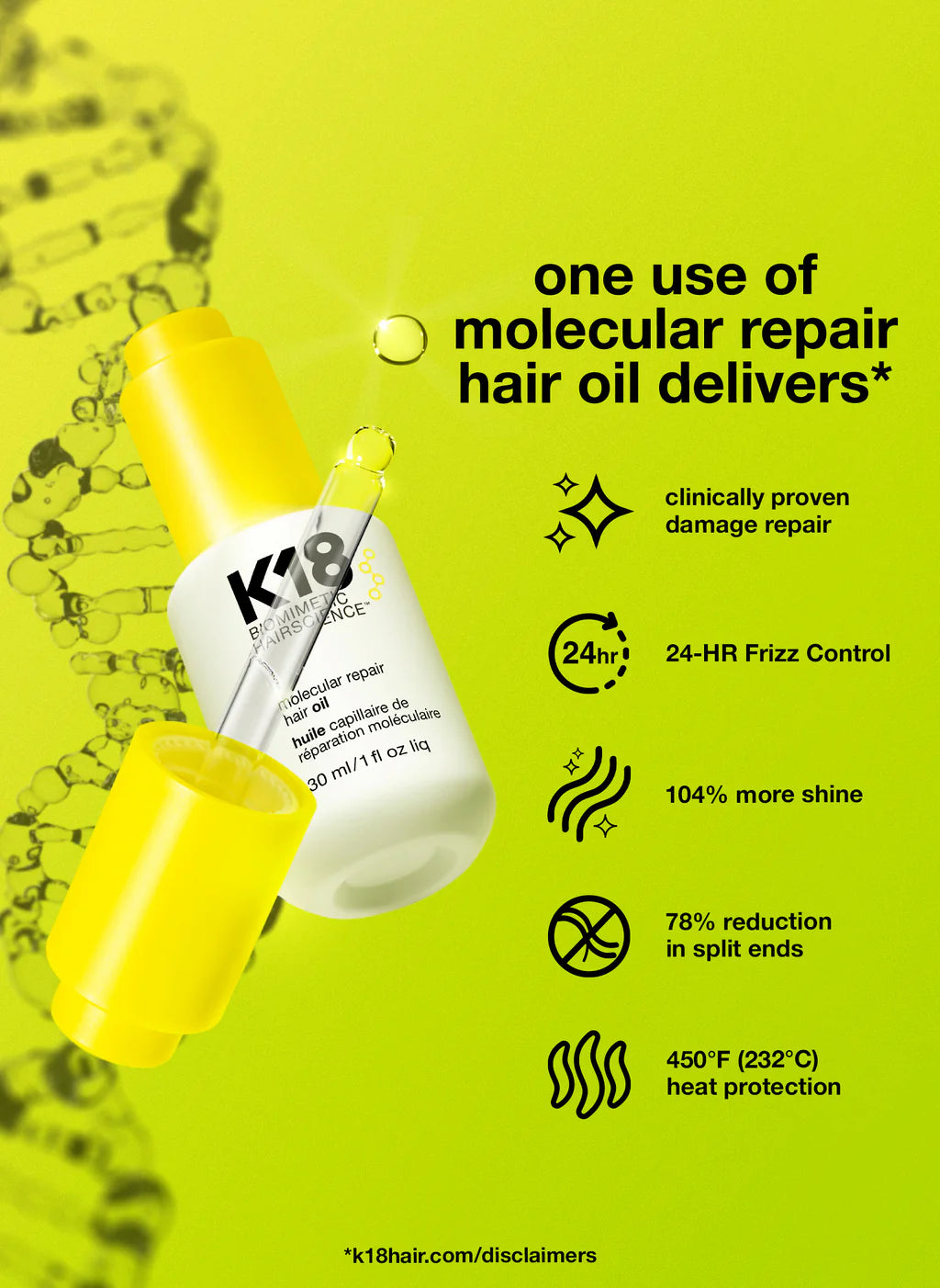 Molecular Repair Hair Oil - GLAM MODA