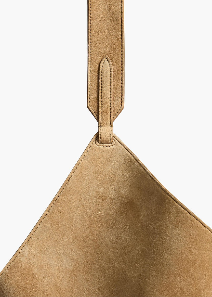 Mud Suede - Small Lotus Tote - GLAM MODA